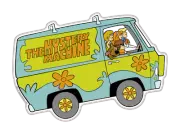 Scooby-Doo Mystery Machine Premium Character Domed Logo Automotive Sticker Em...