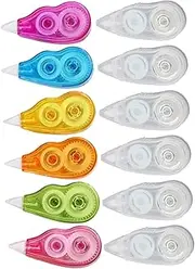Generic 12Pcs Correction Tape for Students Capacity Writing Eraser for School Supplies Instant Correction Tapes for Handwritten and Art Documents