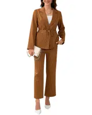 VERA DOLINI 2pc Blazer & Pant Set