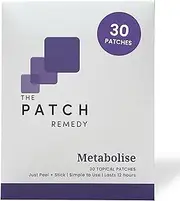 The Patch Remedy Metabolise Patches - 30 Topical Patches with 5HTP, Guarana Extract, L- carnitine and Lecithin, Hunger Control Slim Patch