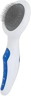 JW Gripsoft 65027 Cat Slicker Brush, White/Blue, One Size
