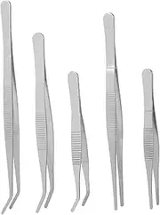 Ergonomic Gardening Tweezers Set 5pcs for Small Planting Transplanting Seedlings and Indoor Succulent Care