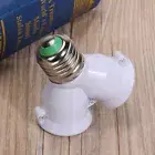 2 in 1 E27 Lamp Socket Splitters Adapter Light Bulb Base Stand Holders