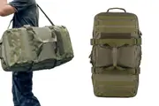 Military Tactical Backpack 3-In-1 Backpack Duffle Bag Messenger Pack-Green