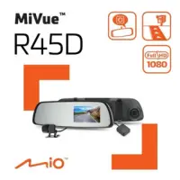 在飛比找蝦皮購物優惠-Mio MiVue R45D 高畫質前後雙鏡頭 後視鏡GPS