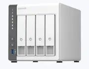 QNAP TS-433-4G ARM 4-core Cortex-A55 2.0GHz processor, 4 GB on board (non-expandable) -2 Year Warranty