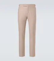 [Gabriela Hearst] Gabriela Hearst Sebastian wool and cashmere suit pants UK 30 beige