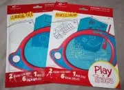 2 NEW Boogie Board Play n Trace Doodle Accessory Pack Learning & Princess Dream