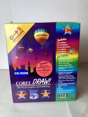 Vintage new in box Corel Draw 5 cd rom box set