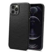 Liquid Air Armor Designed for iPhone 12 Case (2020) / Designed for Matte Black