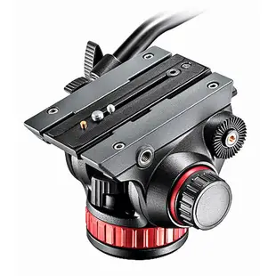 MANFROTTO 曼富圖 MVH502AH 液壓攝錄兩用雲台 (公司貨) 油壓雲台 飛羽攝影 載重6公斤