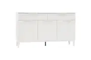 Stanley Modern Classic Buffet Unit Sideboard Cupboard W/ 3-Doors 2-Drawers - White