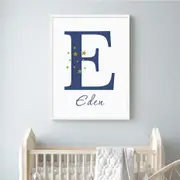 [Namly Design] Poster - Golden Stars / Personalised
