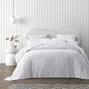 Bianca Ella Bedspread Set White