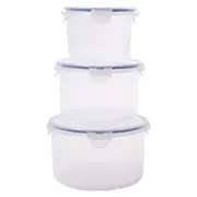 Lock & Lock Classic 3 Piece Round Container Set