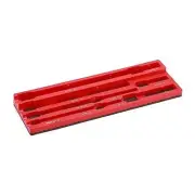 9PCS Magnetic Extension Bar Holder, Red, 1/4", 3/8" and 1/2" Drive, Magnetic