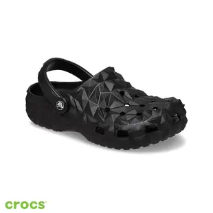 Crocs 卡駱馳 (中性鞋) 經典幾何克駱格-209563-001