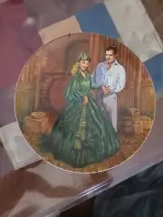 KNOWLES Collector Plates -"1985 Gone With The Wind Collection" Scarlett's Rare