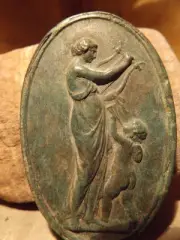 Artemis / Diana with Eros / Cupid - Greek / Roman cameo - Musical interlude