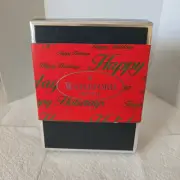 WATERFORD IRISH CRYSTAL 'Happy Holidays' Christmas Tree Votive Candle Holder MIB