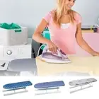 Portable Mini Ironing Board Metal Small Tabletop Iron Clothes Ironing Cover