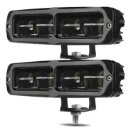DERI 6 Inch LED Light Bar, 2PCS 6000LM Spot Slim Light Pods With Cutoff Line,...