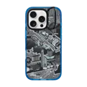 iPhone 16 Pro Impact Ring Stand Case MagSafe Compatible Map of New Territories, Goodnight Version