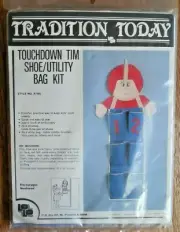 NEW! Vintage 1978 LoLo Tradition Today "Touchdown Tim" Shoe/Utility Bag Kit