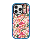 iPhone 16 Pro Impact Ring Stand Case MagSafe Compatible Cowgirl Collage by Blythe