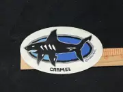 Crazy Shirts Carmel Shark Figure Vintage Tag STICKER Set of 3