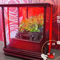 在飛比找蝦皮購物優惠-「Nick小窩」超質感  仿 玉貔貅 玻璃框 咬錢 送禮 禮