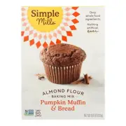 Simple Mills Almond Flour Pumpkin Muffin and Bread Mix - Case of 6 - 9 oz.