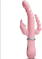 3 In 1 Dildo Rabbit Vibrator Waterproof USB Magnetic Rechargeable Anal Clit Vibrator Sex Toys for Women Couples Sex Shop