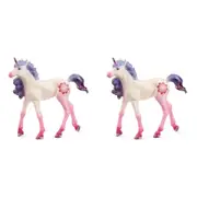 2x Schleich 7.1'' Mandala Unicorn Foal Animal Action Figure Kids/Child Toy 3-8y