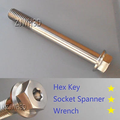 M12 x 1.75 x 100 Ti tanium Screw Bolt Socket Cap Head& Hexagon Hex Flange Head