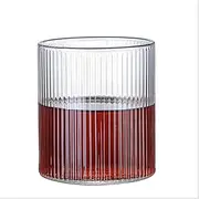 Beer Mug Coffee Cup Glass Cold Water Cup Milkshake Glass Milk Cup Juice Cola Milk Tea Beer Glass Simplicity Striped Beer Mugs