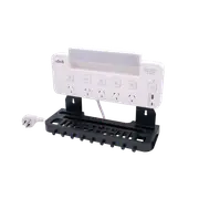 Click 5 Outlet Power Board Tool Rack And LED Light
