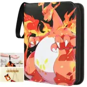 400 Card Pocket Binder with 4 Pocket Trading Cards Album Folder Pokemon TCG