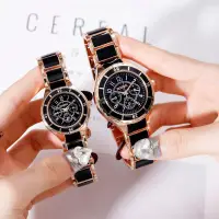 在飛比找露天拍賣優惠-【出清價】ROSRA正品 情侶手錶 韓版男女式對錶 石英表 