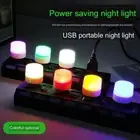 PVC Mini USB Night Light Plug in Reading Light Portable Small LED Bulb