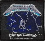 METALLICA RIDE THE LIGHTNING PATCH 10X10CM, Black, One Size