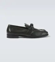 [Bottega Veneta] Bottega Veneta Astaire leather loafers AU 9 green