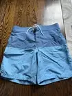 New Lacoste Swim Trunks/Suit Mens Large Blue Light Blue Colorblock Shorts NWT