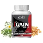 BODY GROW Fast Weight Gain Pills Muscle Gainer 30 CAPSULES- for Men . Pack of 5