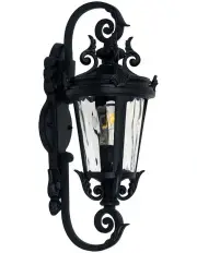 [Oriel Lighting] Albion Outdoor Wall Light in Black