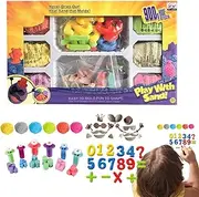 Sand Play Toys | Play Sand Beach Tool Sensory Kit | Educational Fine Motor Skills Learning Digging Playset for Easter, Birthday, Children's Day