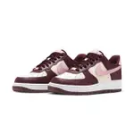 【NIKE 耐吉】NIKE AIR FORCE1 情人節限定 空軍 AF1 粉勾 酒紅 FD9925-161(AF1、情人節、FD9925-161)