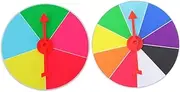 BCOATH 2pcs Machine Desktop Toys Wall Prize Wheel Tabletop Prize Wheel Rotating Plate Wheel of Mini Wheels Color Prize Wheel DIY Prize Wheel Kidcraft Playset PVC