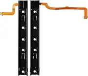 Left Right Slide Rail Slider Bracket with Sensor Flex Cable Replacement for Nintendo Switch Console Slide Bar