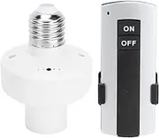 Light Socket, E27 Light Socket Bulb Base Holder with Remote Control Accessory for Home Bedroom 220V